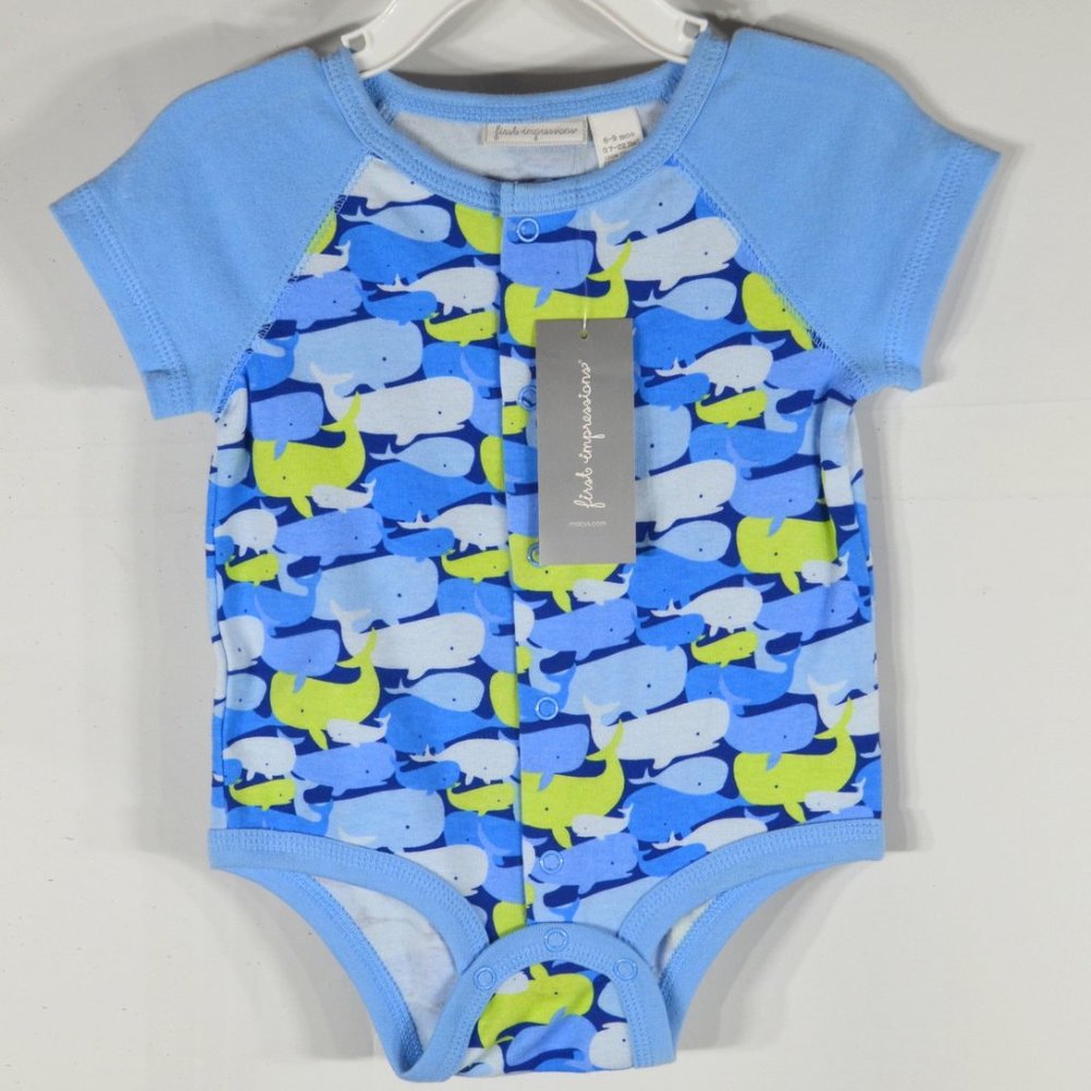First Impressions Unisex 6-9 Months Animal Print